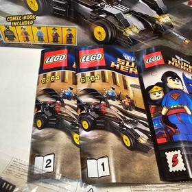 Lego 6864 Batman Batmobile Two-Face Chase New! Parts bags are sealed without box