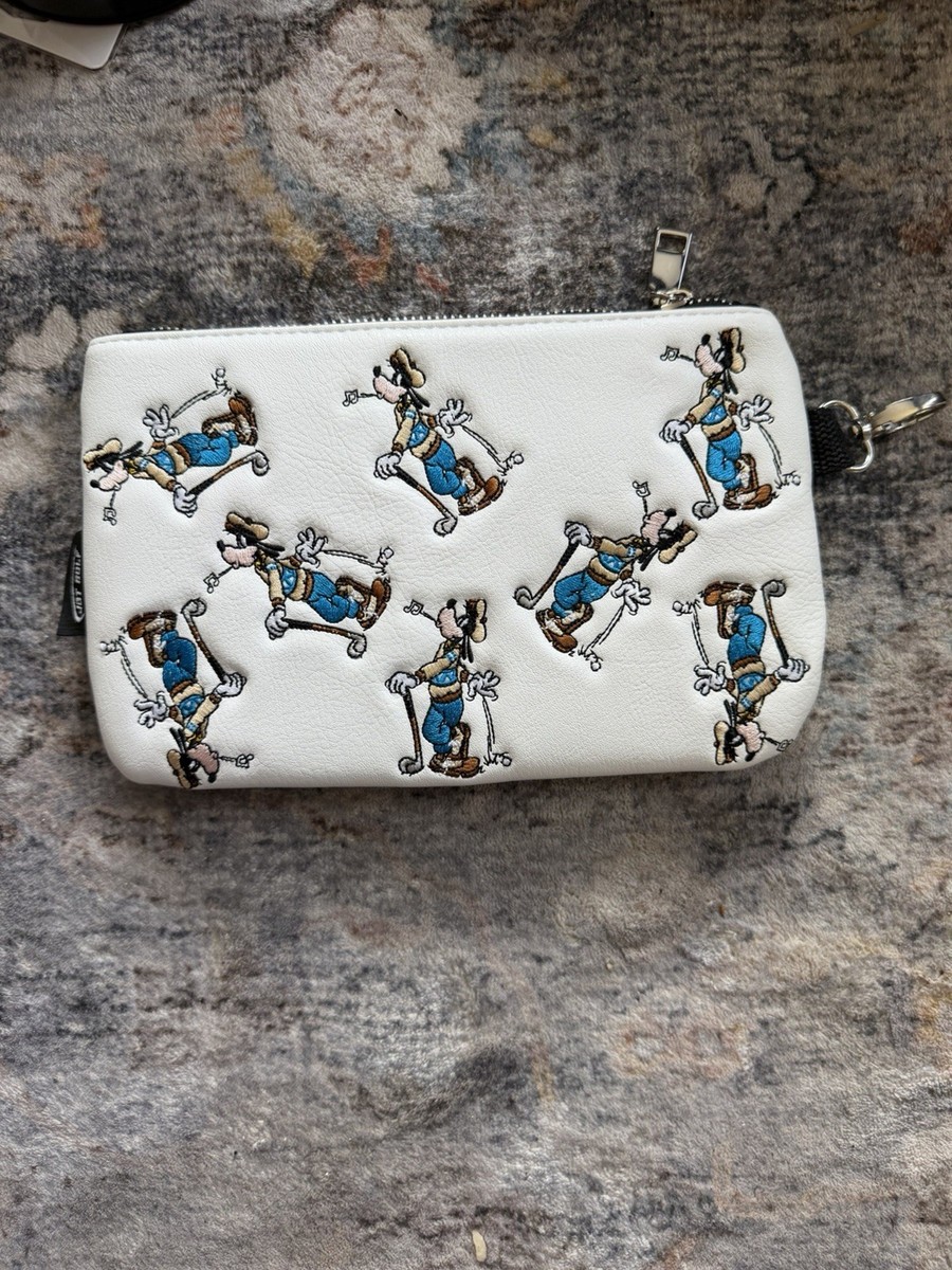 Disney World Parks WDW Goofy Golf Zip Valuables Ball Tees Pouch