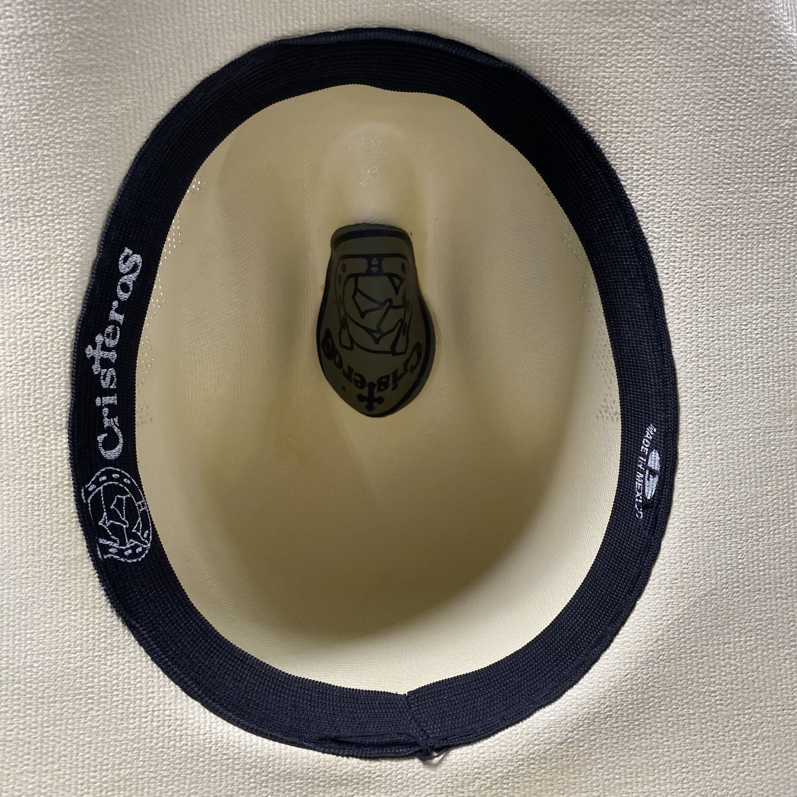Cristeros Hat Beige Solid Medium Western Cowboy W… - image 5
