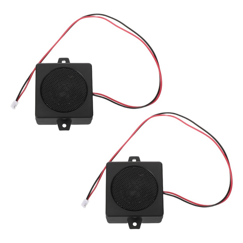 2 Pcs Compact Electronics Speaker Lightweight Portable Sound System ...