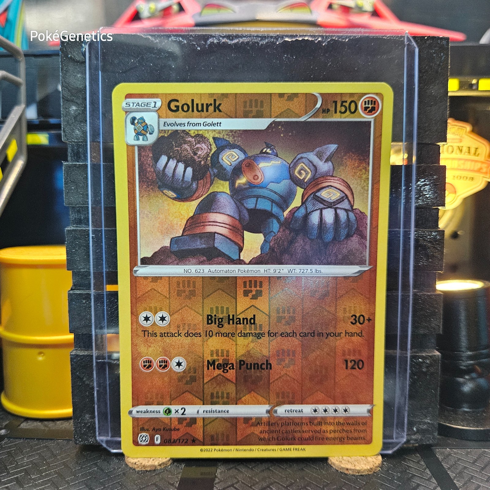 Golurk Brilliant Stars Reverse Holo Pokémon TCG 083/172 Sword & Shield Rare