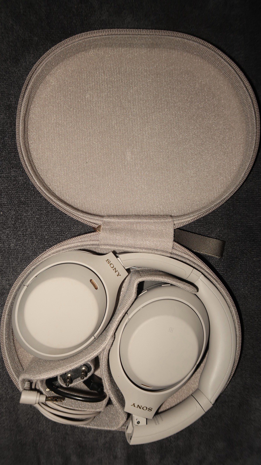 Sony WH-1000XM4 Wireless Over-Ear Headphones- Silver