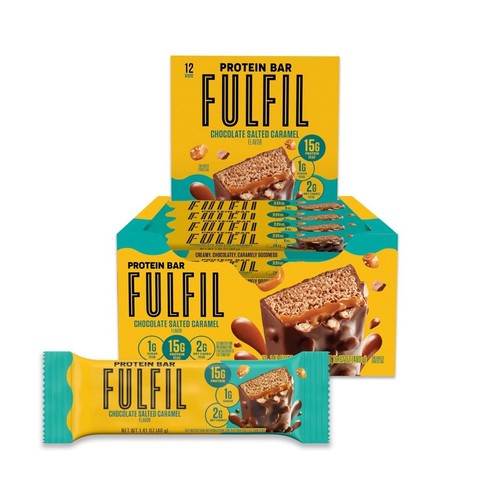 FULFIL Proteinriegel, Chocolate Salted Caramel, 15g Protein, (96 RIEGEL GESAMT) 🚨🚨