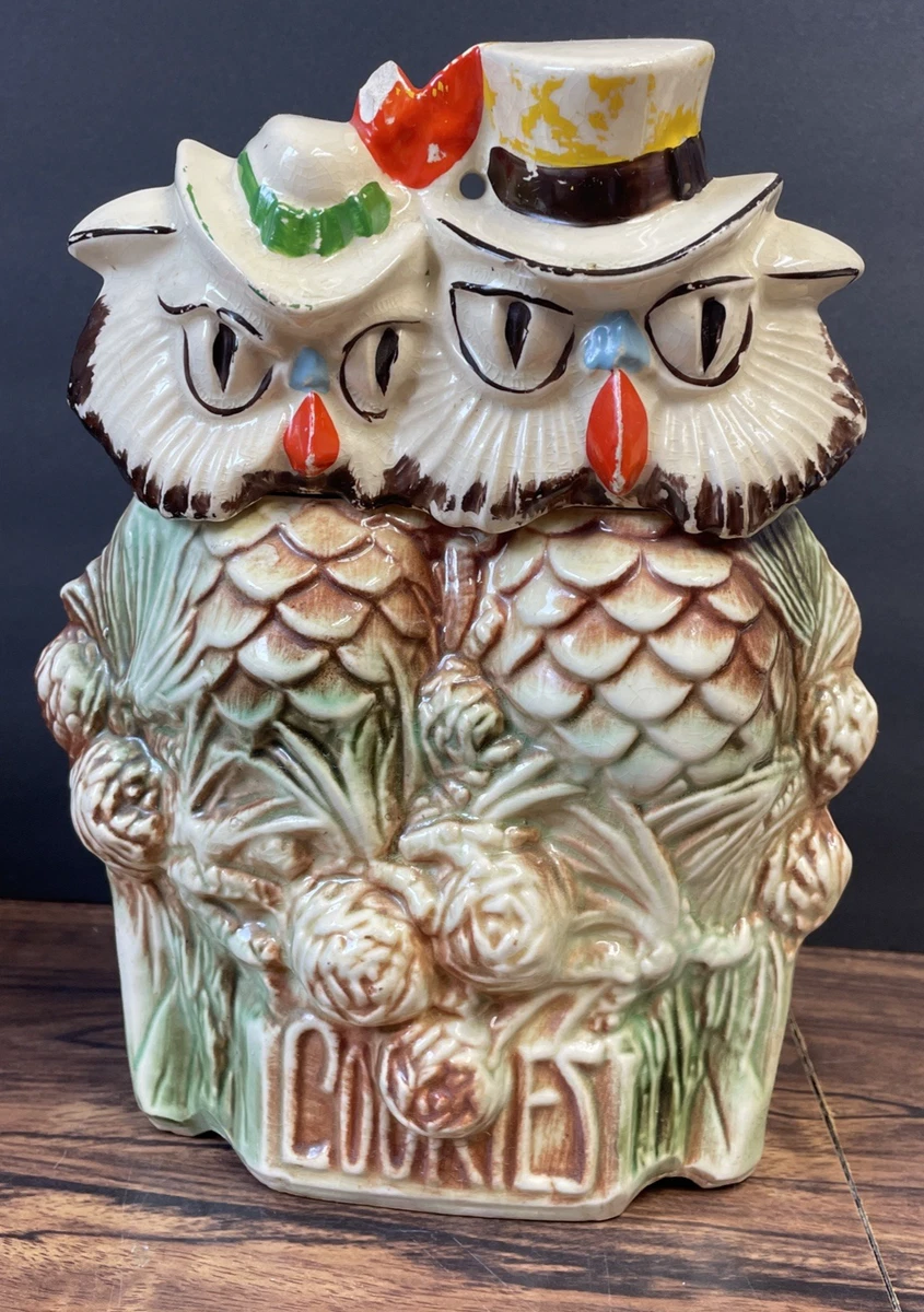 ヴィンテージ　クッキージャー　CARDINAL USA 1940 1950 Vintage Cardinal USA Cookie Jar | eBay ヴィンテージ クッキージャー