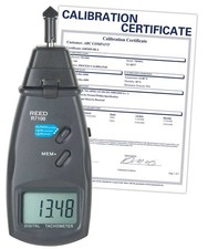 REED Instruments R7100 Combination Contact / Laser Photo Tachometer,