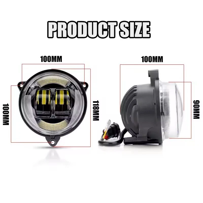 LED Headlight DRL For Can Am Outlander Max 1000 1000R 850 800R 650 500 2012-2022 - Image 3 of 4