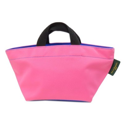 Herve　Chapelier　ネイビー xピンクバイカラーナイロントートバッグ Herve Chapelier Boat-shaped tote Handbag Nylon Ladies [Used] | eBay