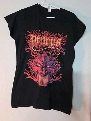 Primus 2019 Tour Concert Shirt Womens Band T Rock N Roll Red Print Tagged Medium