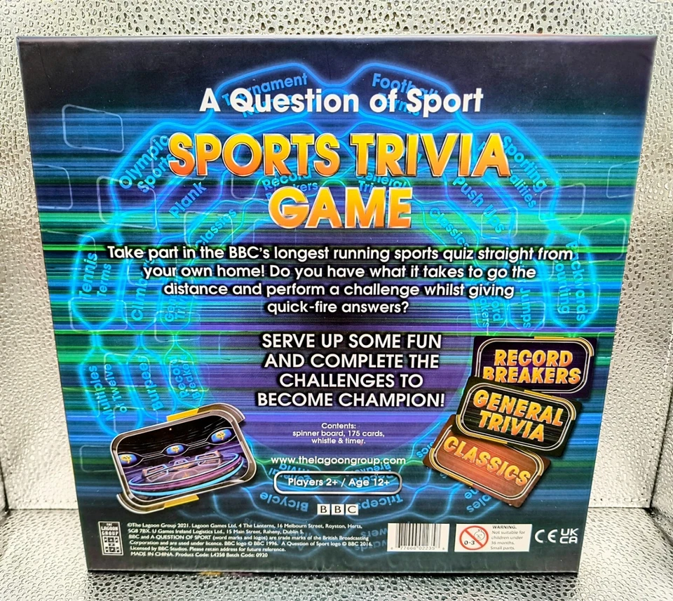 Lagoon A Question of Sport - Sports Trivia Game. Complete. - Image 2 of 4