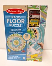 NEW Melissa  Doug Floor Puzzle 48pcs-Round The Shore - NEW