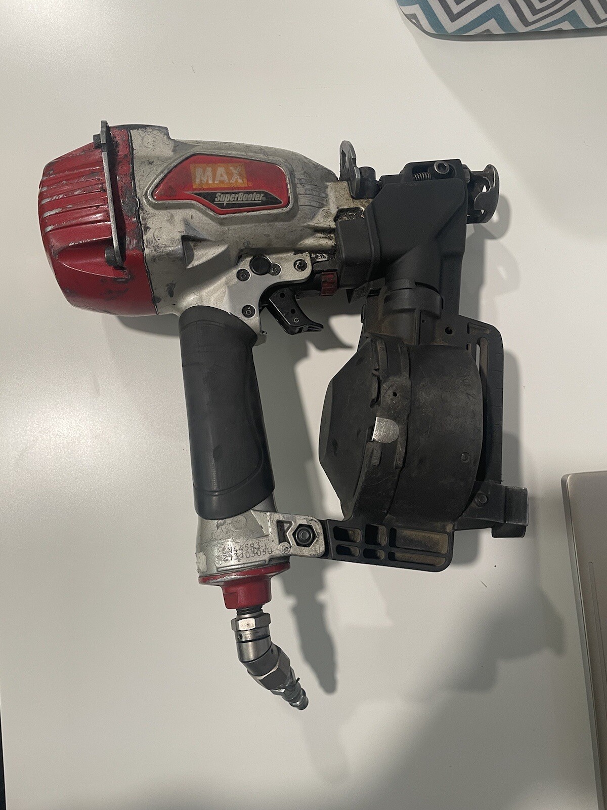 Max Factory SuperRoofer CN445R3 Coil Roofing Nailer Works But Wont