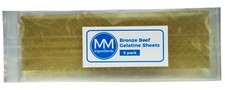5 Bronze Beef Leaf gelatine sheets Sheet gelatine or gelatine leaves