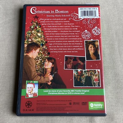 Christmas In Boston (DVD, 2005) RomCom ABC 25 Days Marla Sokoloff
