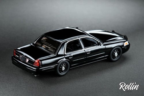 Rollin 1:64 Ford CV NYPD/LAPD Police Car Victoria Crown Diecast Car Model Toys - Imagen 7 de 18