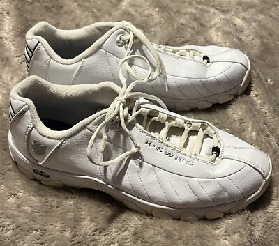 K-Swiss ST329 CMF White Leather Training Shoes Mens Size 10.5 ST329 CMF – K-Swiss US main image 4