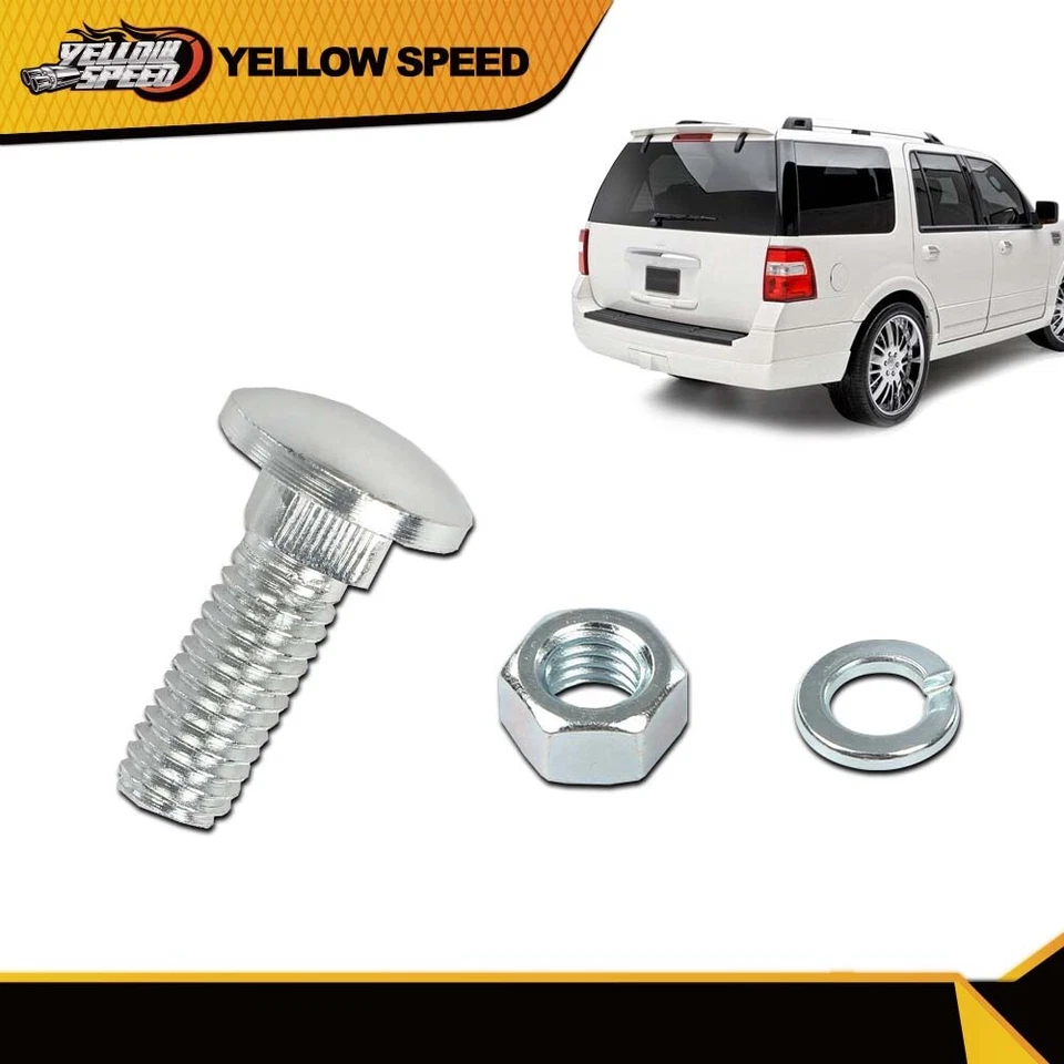 Kit de 4 pernos de parachoques delanteros traseros cabeza redonda tapados aptos para Ford 7/16-14x1-1/4" Foto 2 de 4