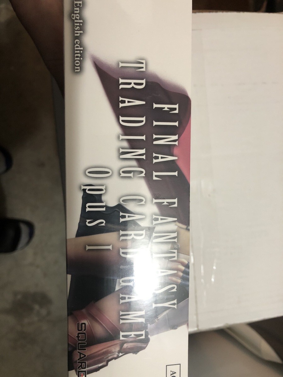 Final Fantasy TCG Opus 1 Booster Box Sealed English 36 packs! New Out Of Print | eBay Final Fantasy TCG Opus 1 Booster Box Sealed English 36 packs! New Out Of Print | eBay