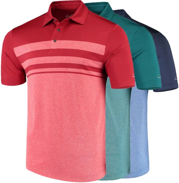 Arnold Palmer Golf Men's Marsh Landing Stripe Polo Shirt Polyester UPF20+ NEW | eBay
