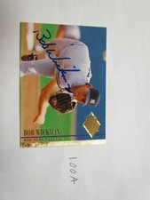 1994 Fleer Ultra Bob Wickman Autographed Baseball Card