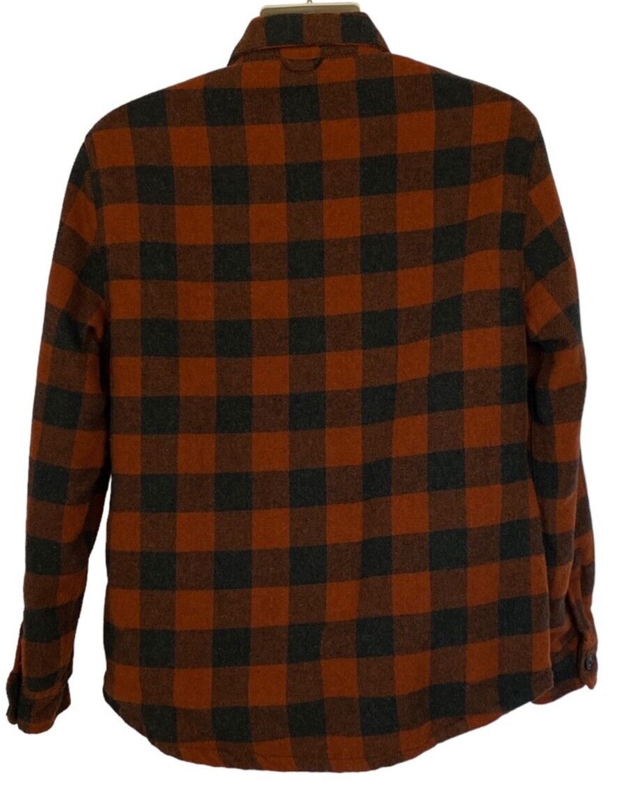 EUC Jach's New York Men's Heavy Duty Shirt Jacket Shadow Plaid Flannel Size Med image 4