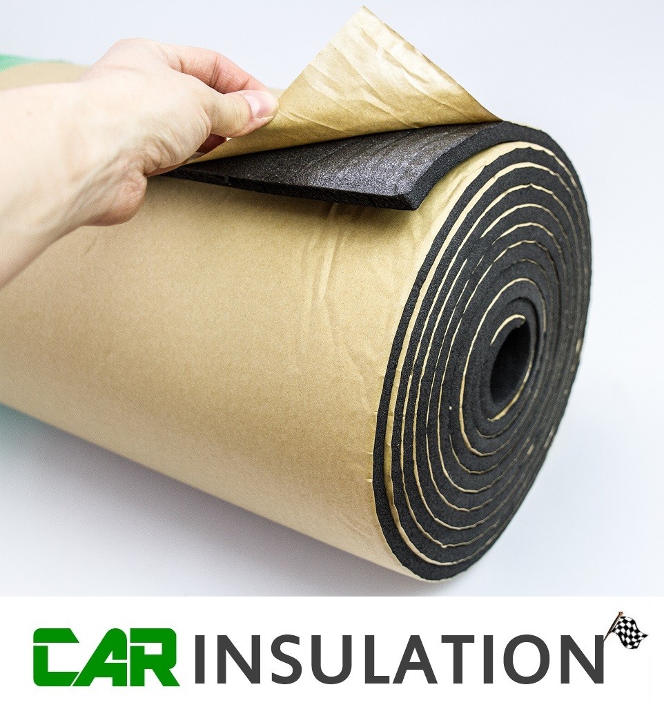 Camper Van 8mm Closed Cell Foam Sound Deadening Thermal Insulation, 2m x 1m