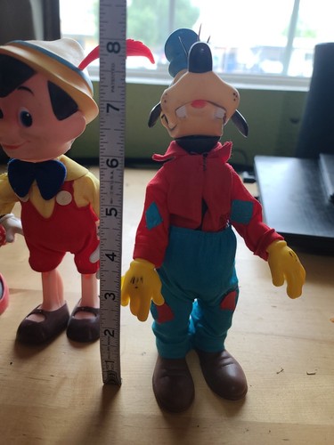 Figure vintage R. Dakin Co. Walt Disney Topolino, Minnie, Dumbo, Pippo Pinocchio - Foto 3 di 11