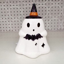 Target Ceramic Ghost Halloween 2024 Decorative Figurine Lights Up 6  H NWT 