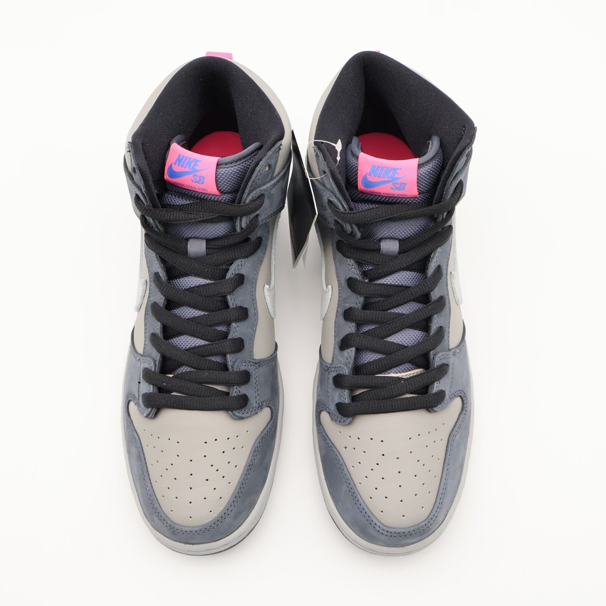 DJ9800-001 Nike SB Dunk High Pro Medium Grey Pink Flint DJ9800-001 Nike SB Dunk High Pro Medium Grey Pink Flint