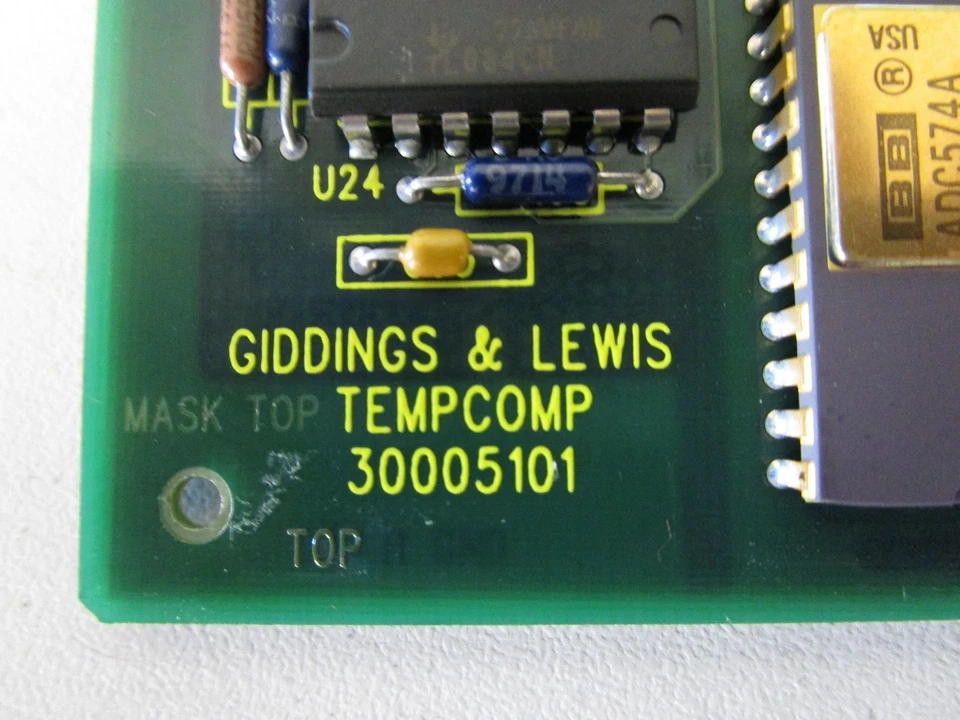 GIDDINGS & LEWIS 30005101 TEMPCOMP CIRCUIT BOARD - USED - FREE SHIPPING - Image 2 of 4