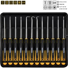 Mini Schraubendreher Set 12tlg. Abzieher Feinmechanik Pr&auml;zisions Schraubenzieher