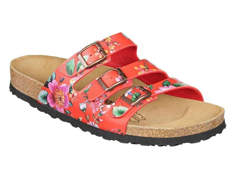 JOE N JOYCE JNJ Paris SynSoft Soft-Fußbett Flowred Gr. 40 Schmal (BT-J-13005.536-40)