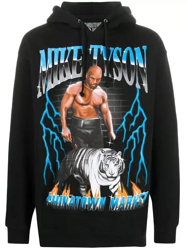 Chinatown Market Mike Tyson White Tiger Pullover Hoodie | eBay