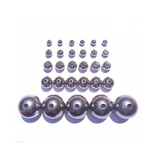 22mm-60mm Diam Solid Steel Ball With Center Hole Size 3mm-5mm Decoration