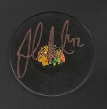 Joakim Nordstrom Signed Chicago Blackhawks Souvenir Puck