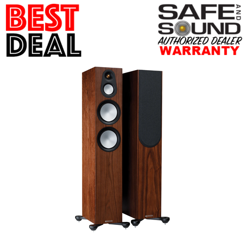 MONITOR AUDIO SILVER 300 7G FLOOR STANDING SPEAKERS (PAIR) NATURAL