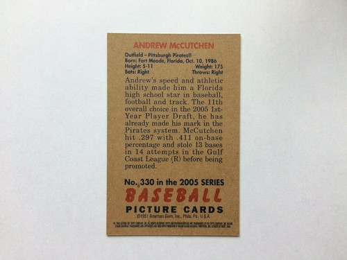 2005 Bowman Topps Baseball Cards - Picture 57 of 97