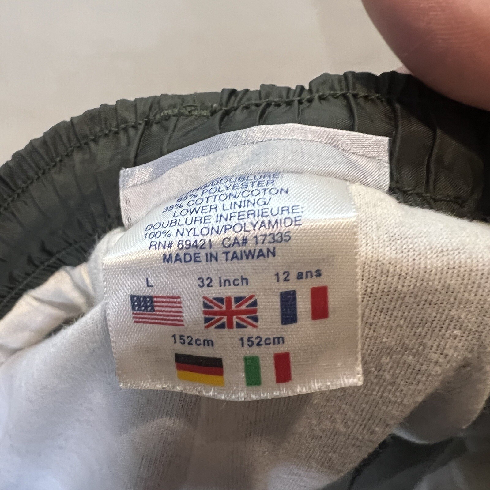 VTG Y2K Reebok Men Spell Out Track Baggy Parachute Rave Skater Pant-L/32-7776 thumbnail 10