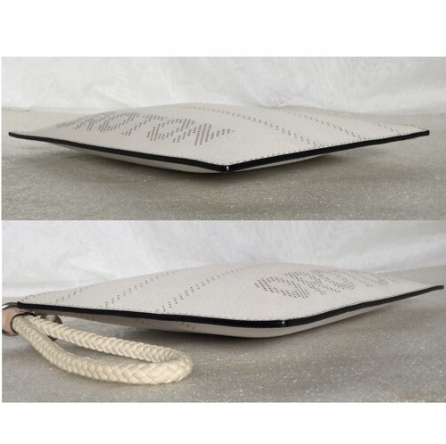 OROTON Off White Leather Wristlet/Clutch Bag / Handbag - Picture 8 of 10