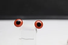 Vintage Antique Glass Red Eyes Decoys Taxidermy Puppets Bears 9/16-5/8" 14-15mm