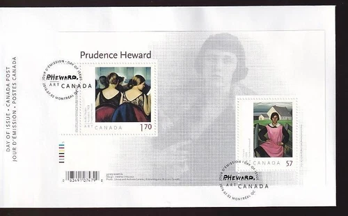 Canada FDC S/S 2010 Art Prudence Heward sc#2396