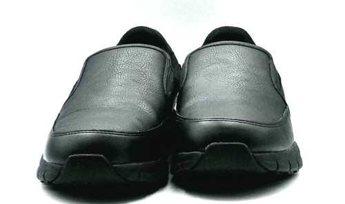 Skechers Nampa-ANNOD black size 9.5 slip resistant work memory foam - Picture 2 of 12