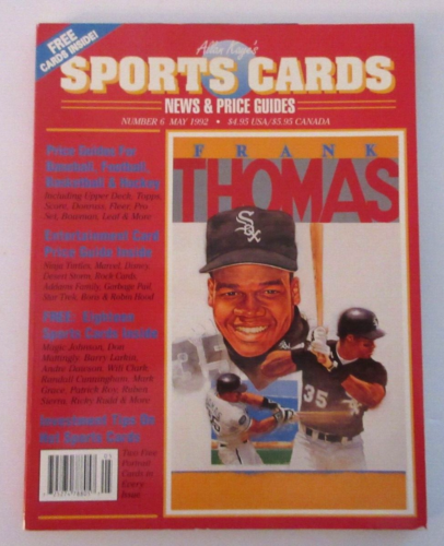 Sports Cards news and Price Guides No.6 May 1992 Frank Thomas Cover - Picture 1 of 3