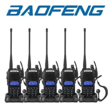 5xBaofeng UV-82 Dual Band UHF/VHF 144-148/420-450MHz Two-Way Radio Communication