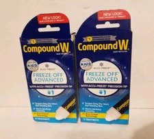 Compound W Freeze Off Advanced Wart Remover with Accu-Freeze  2 Pk