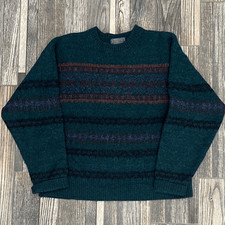 Vintage PENDLETON Virgin Wool Crewneck Sweater Women  s XL fits like S/M 
