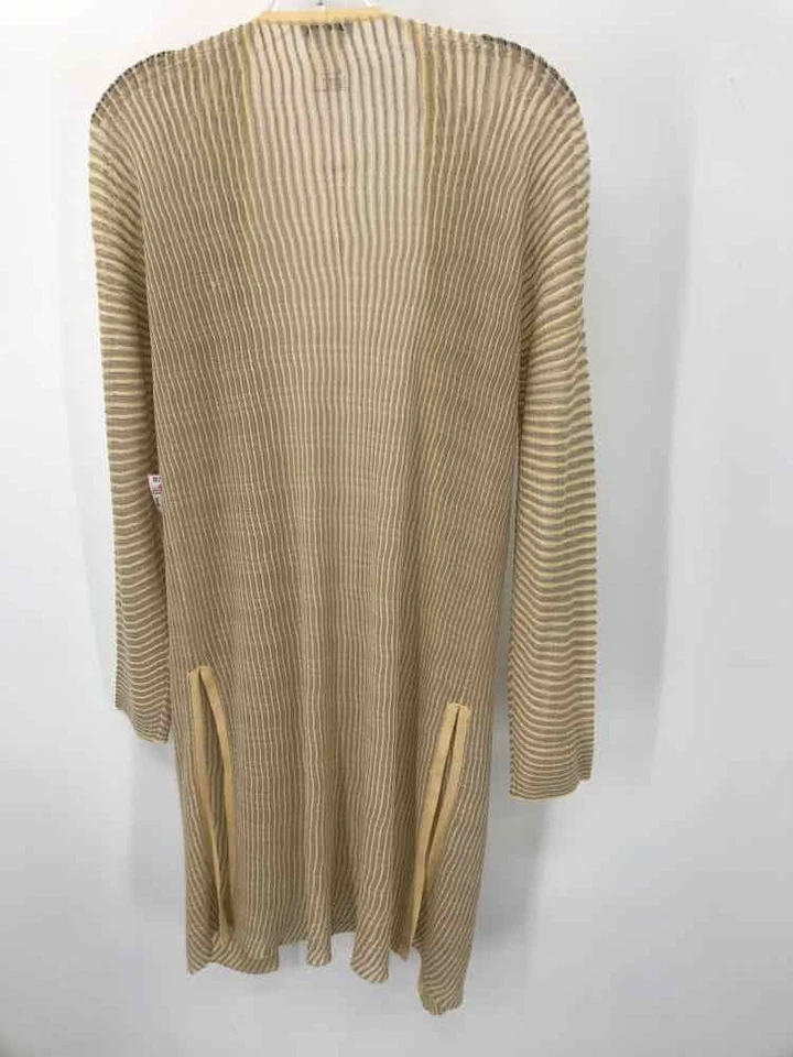 Pre-Owned Lafayette 148 Yellow Size Small Knit Sweater - Image 2 of 3