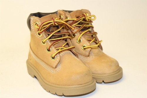 Timberland Toddler Boy Size 4 20 Waterproof Leather 6" Premium Ankle Boots 10860 - Picture 2 of 24