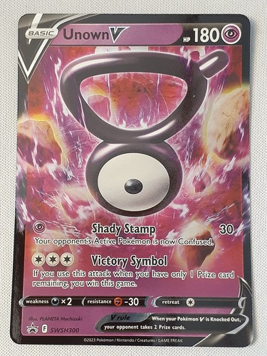  Unown V SWSH Black Star Promos SWSH300 *NM* 