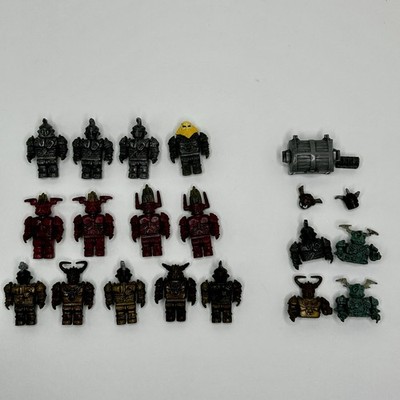 LOT of Mega Bloks Fire and Ice Dragons Figures and Accessories Medieval Fantasy