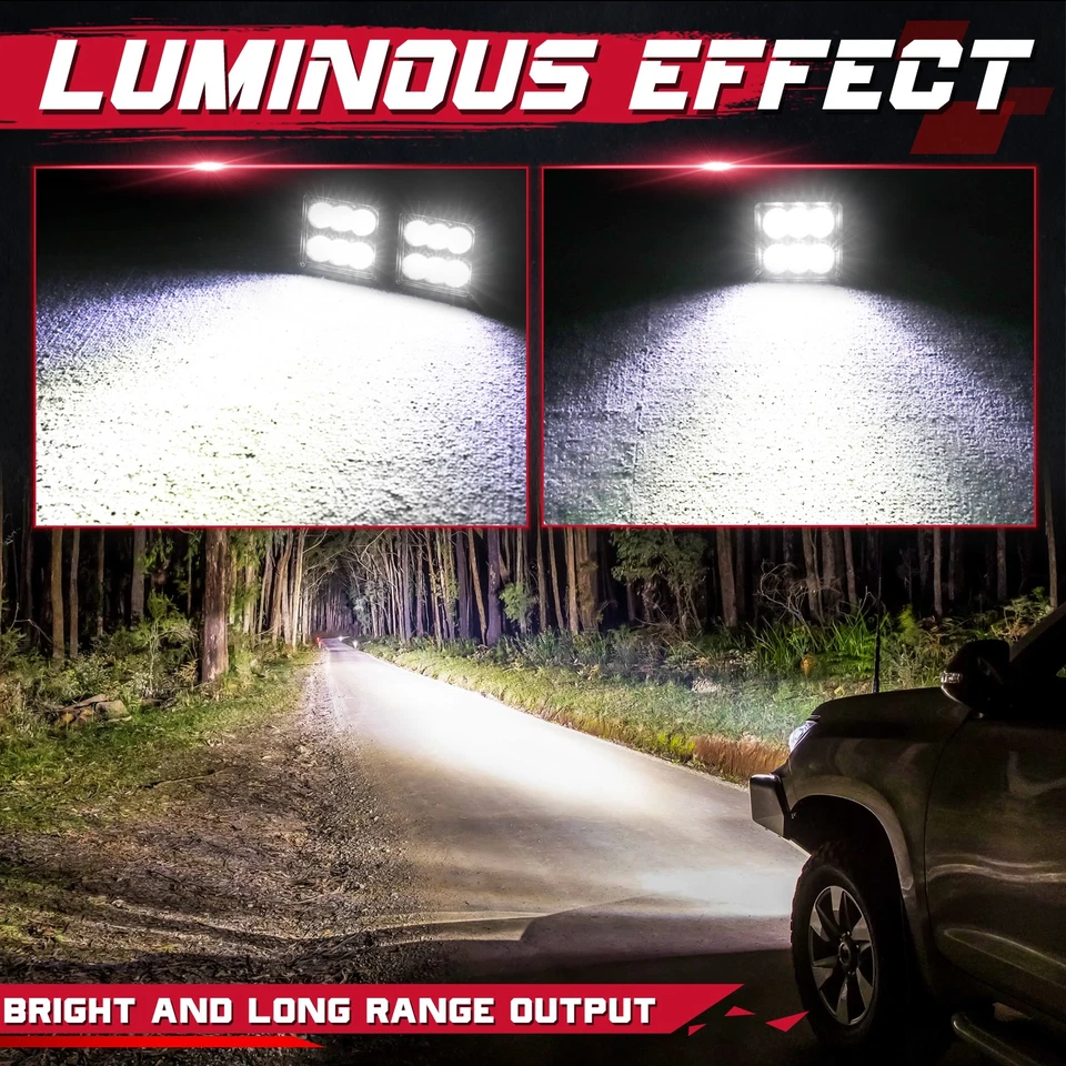 For 2008-2016 Ford F250/F350/F450 Superduty 4.8" Flush Mount Hitch Bar LED Light Foto 3 de 4